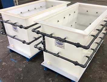 Polypropylene Plating Tanks